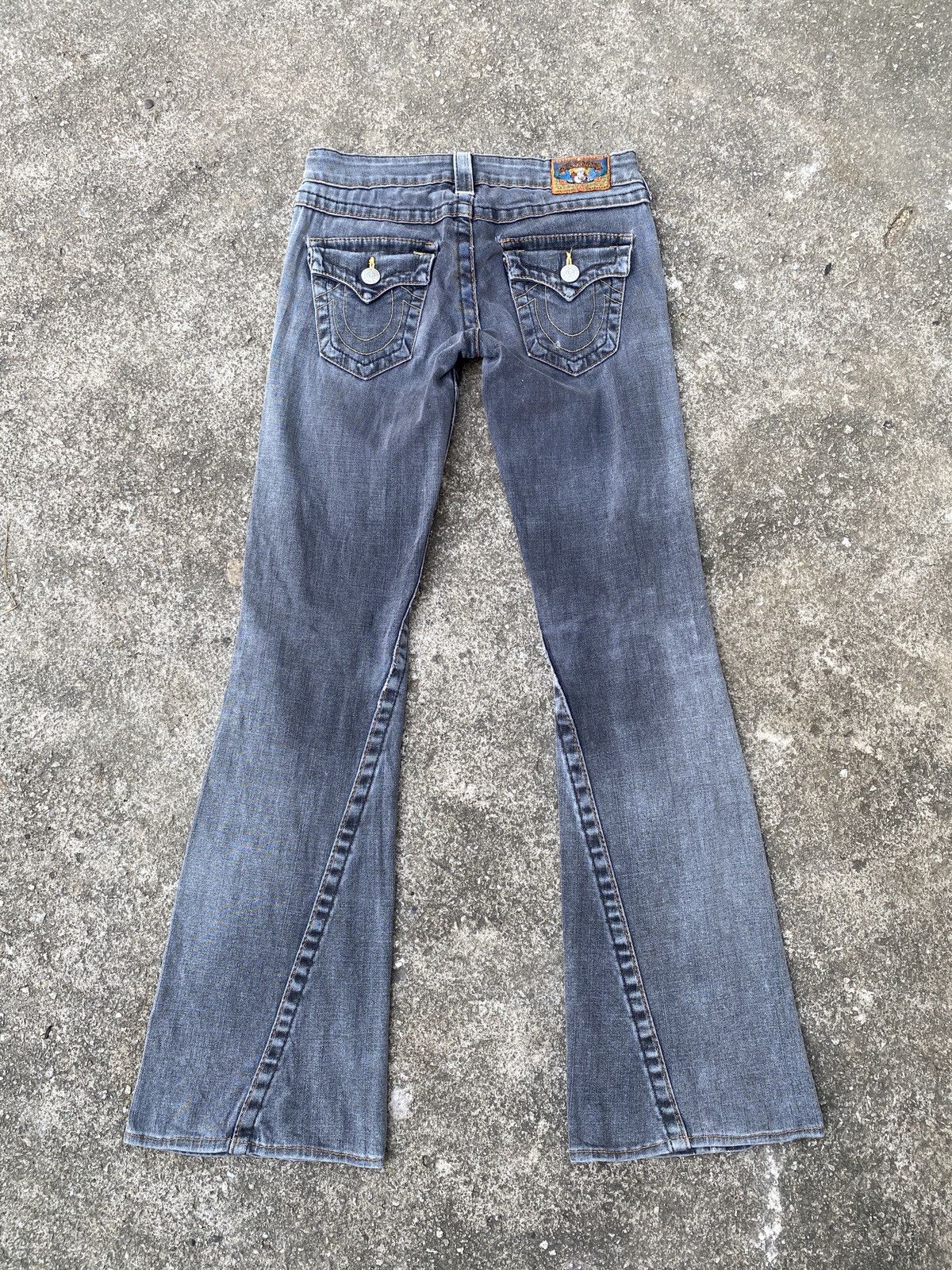 Japanese Brand × Le Grande Bleu (L.G.B.) × True Religion True Religion Flare Distressed Denim Size 26" / US 2 / IT 38 - 4 Thumbnail