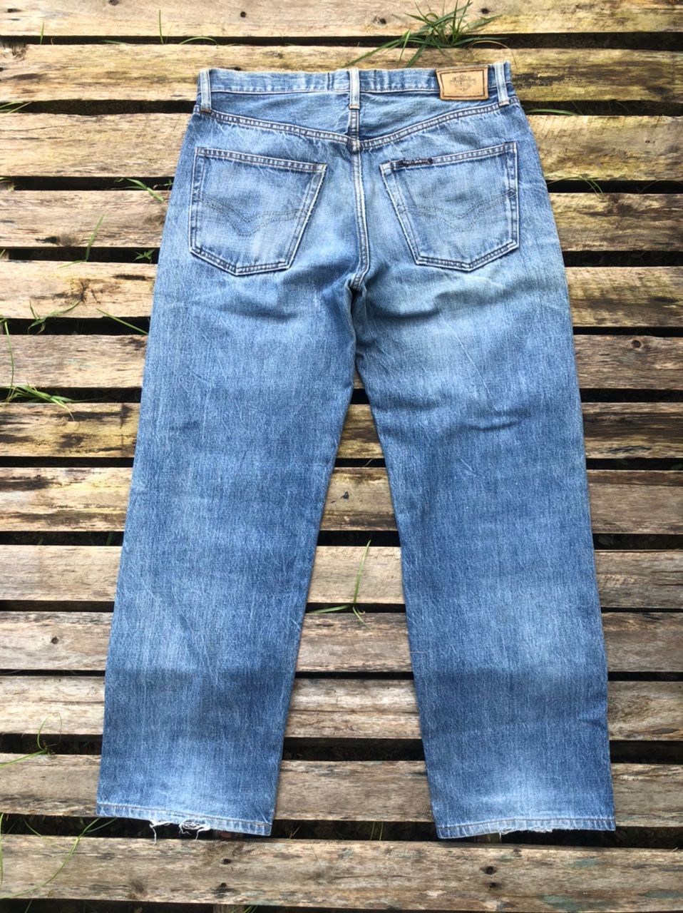 Harley Davidson × Vintage Vintage HD Harley Davidson Denim Jeans Made In Usa Size US 33 - 2 Thumbnail
