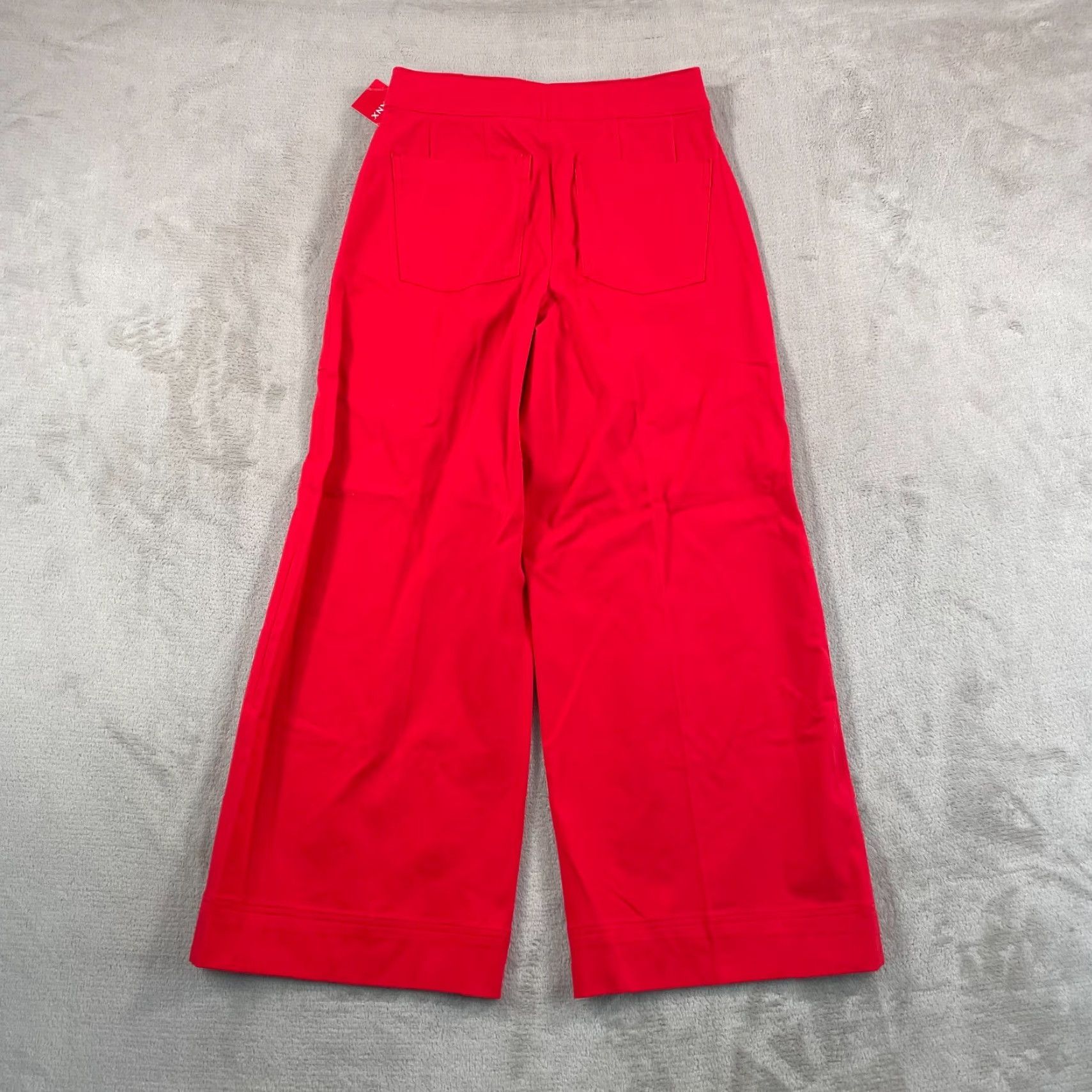 Spanx SPANX On-the-Go Cropped Wide-Leg Pants True Red NWT Small Shaping Pull-On Size 28" / US 6 / IT 42 - 5 Thumbnail