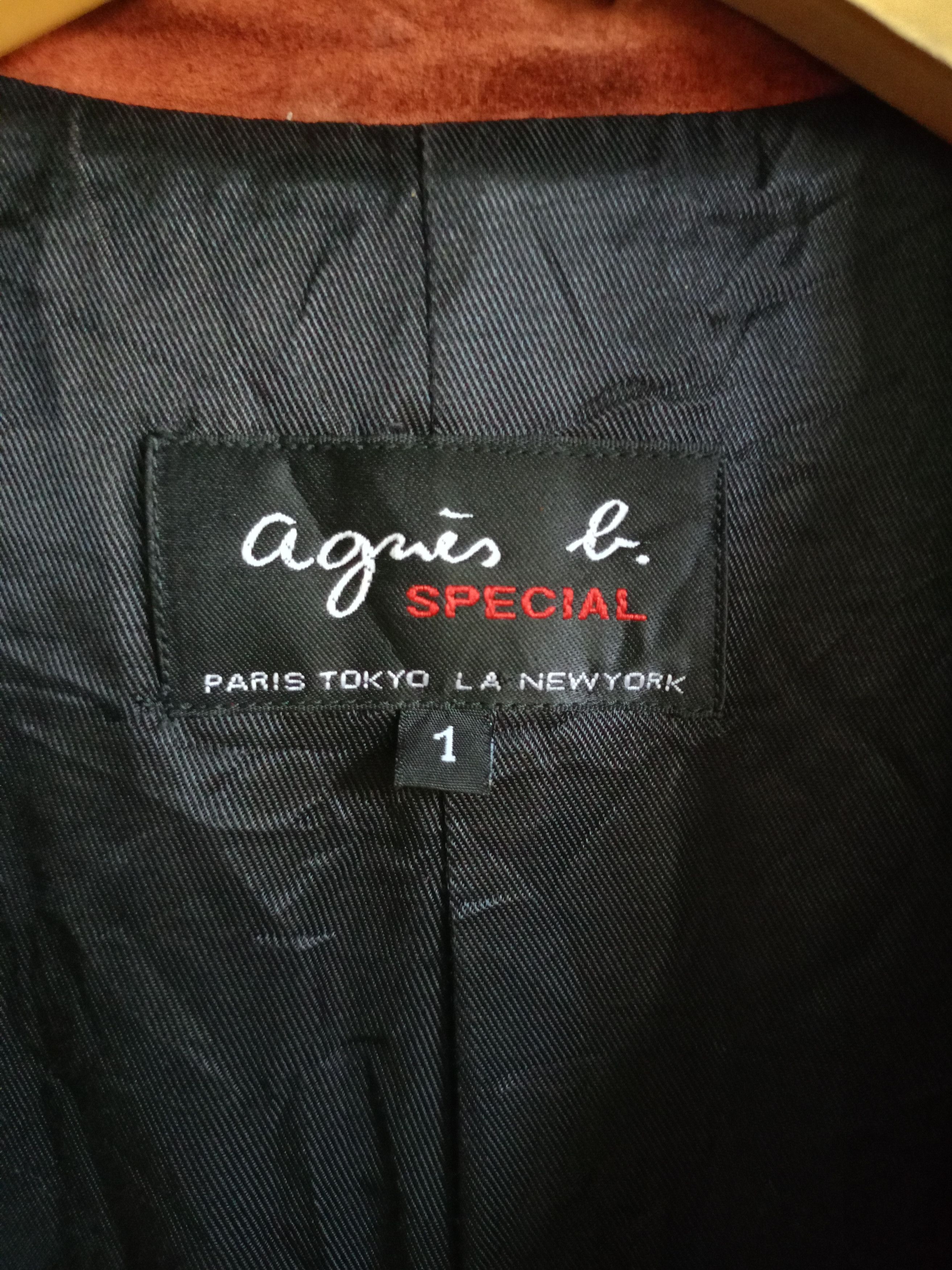 agnes b. agnes b coats suede leather jacket Size S / US 4 / IT 40 - 9 Thumbnail