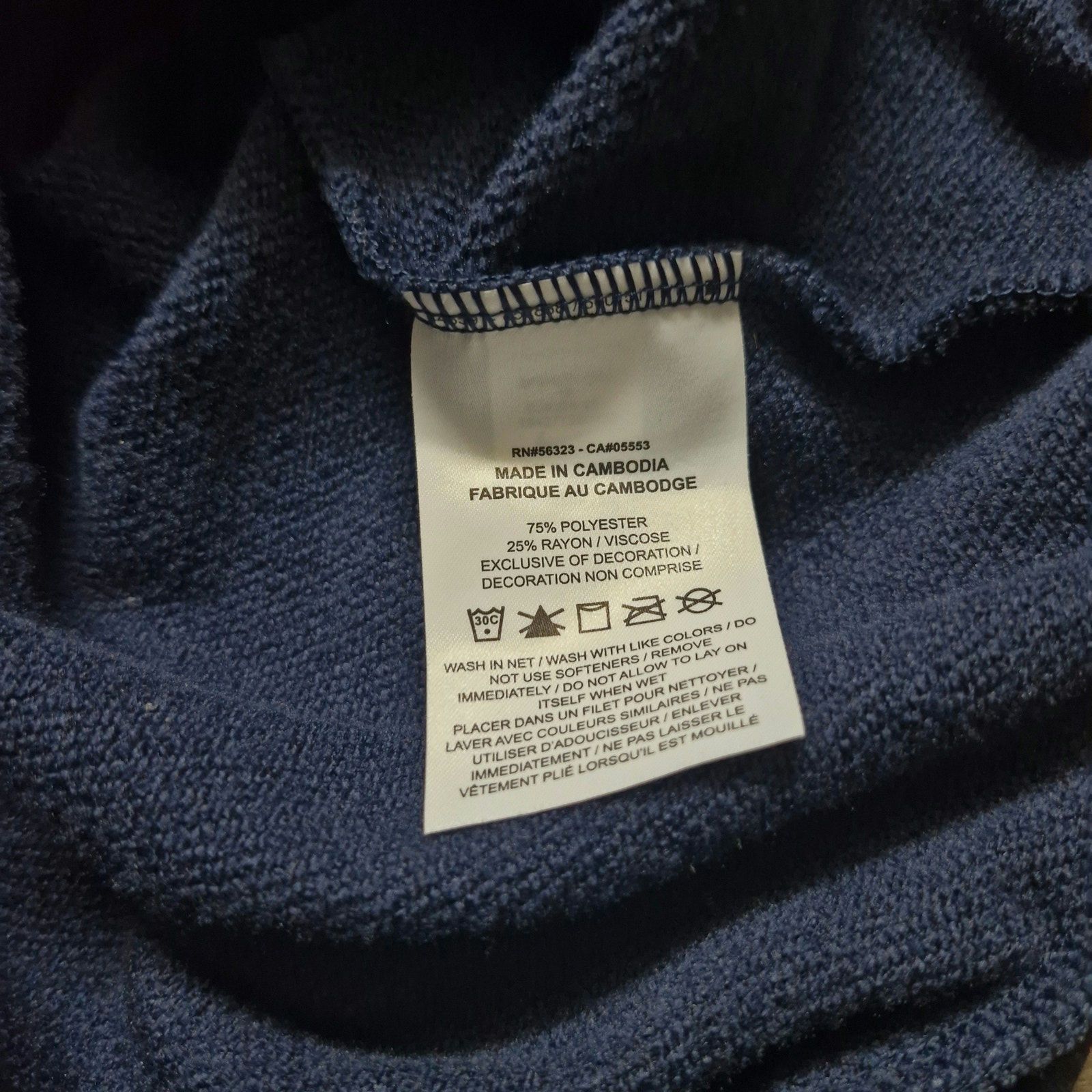 Nike Nike Standard Fit Dri-FIT Navy Sweatshirt Hoodie Men’s M Size US M / EU 48-50 / 2 - 4 Thumbnail