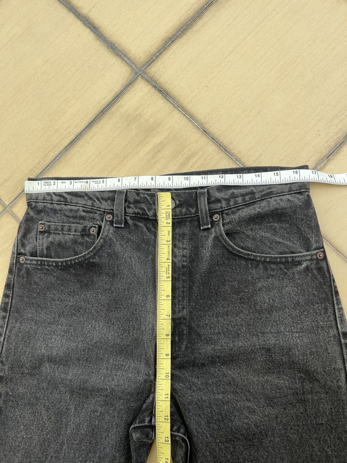 Levi's Vintage 1997 Levi’s 505 Jeans Faded Black Denim Size US 32 / EU 48 - 3 Thumbnail