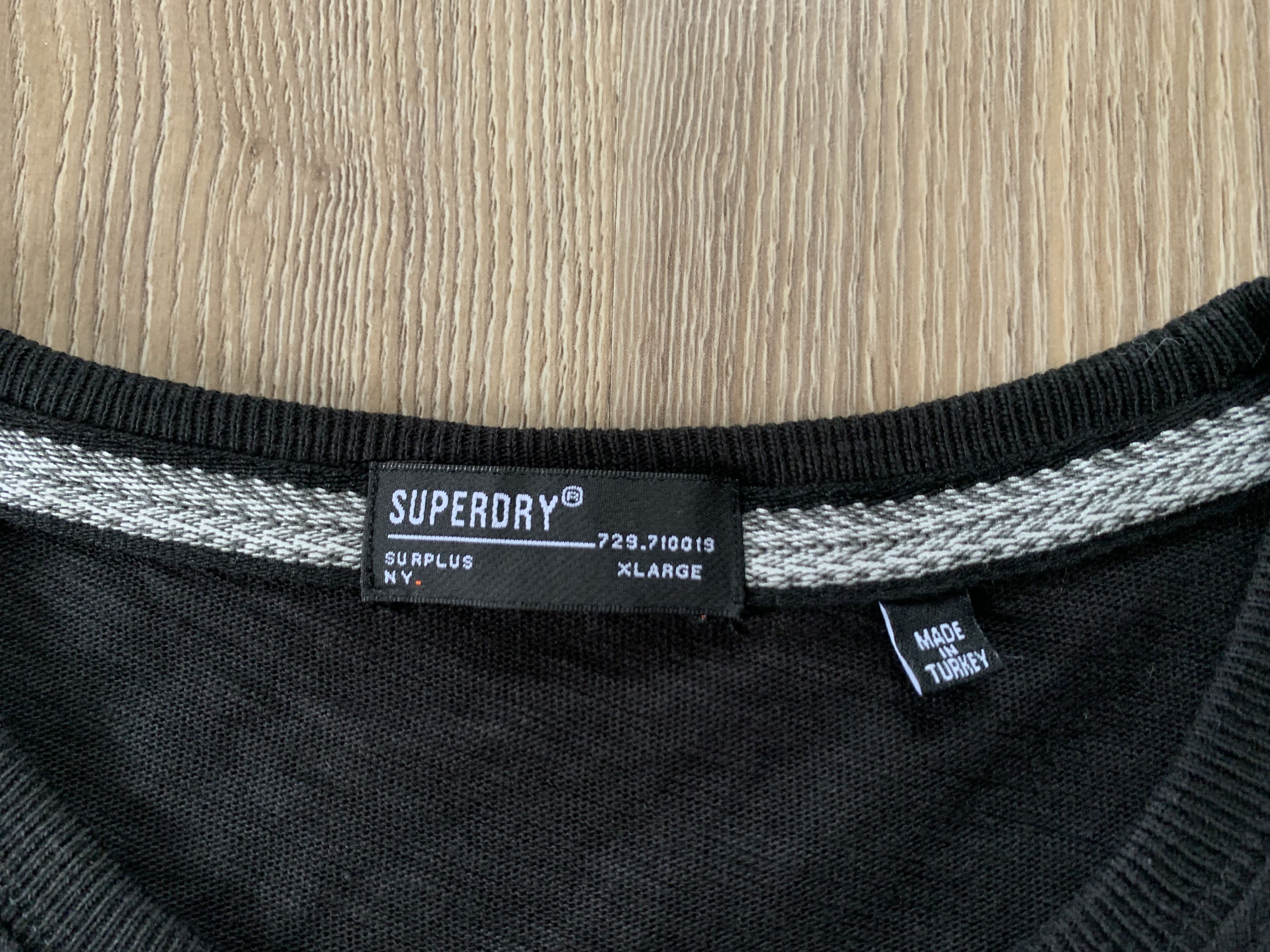 Japanese Brand × Superdry Superdry Black Cotton Pocket T Shirt Size US XL / EU 56 / 4 - 6 Thumbnail