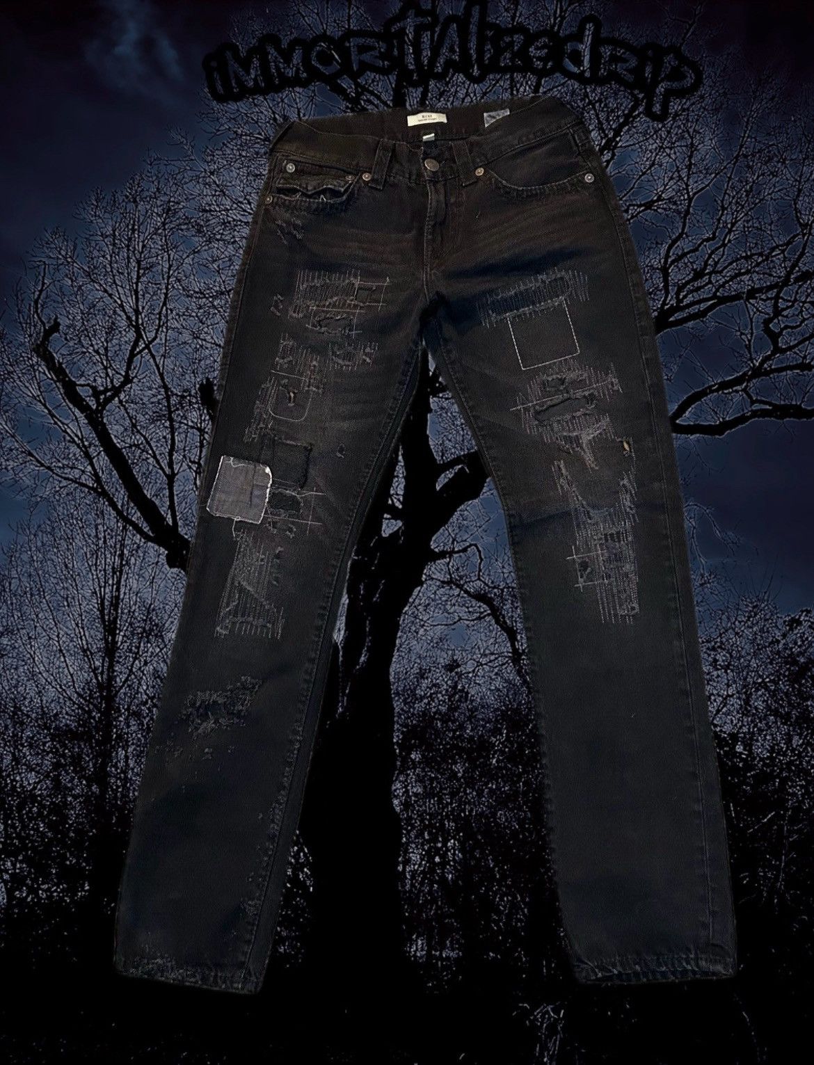 True Religion Ricky Patchwork Jeans