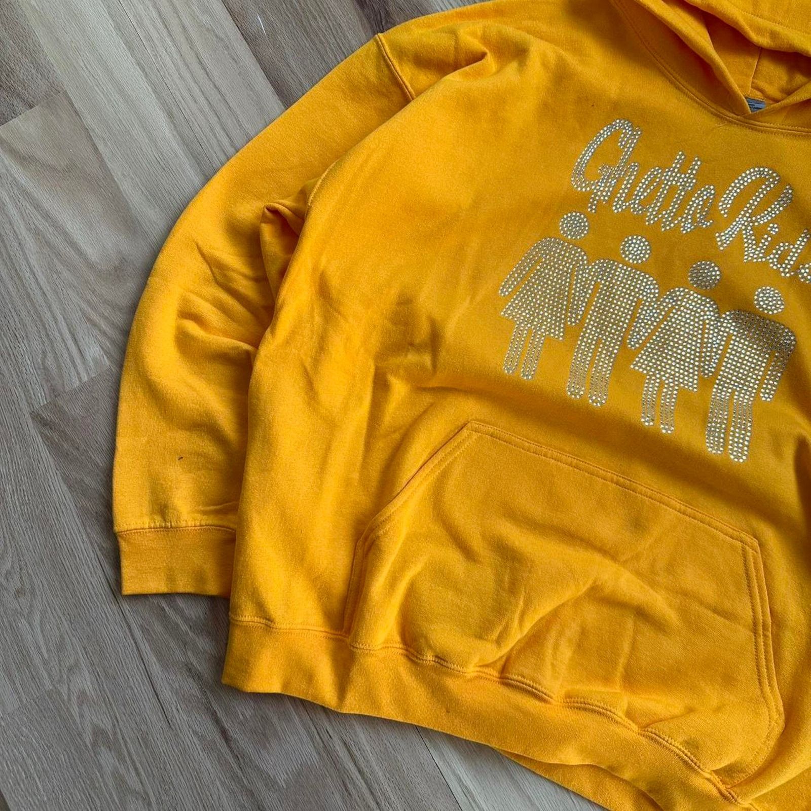 Other Ghetto Kids Rhinestone Detroit Pullover Hoodie Sweatshirt Size US XL / EU 56 / 4 - 3 Thumbnail
