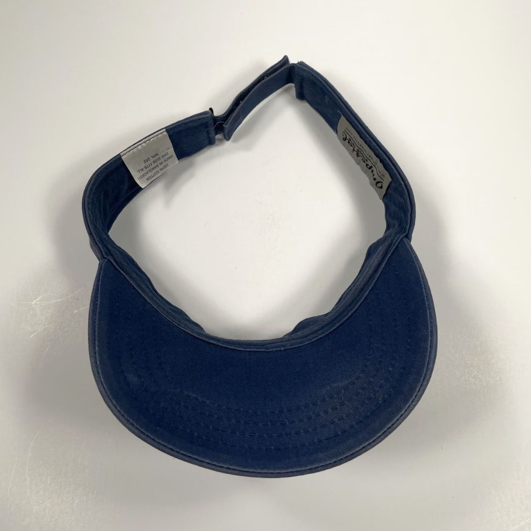 Imperial Imperial Visor Hat Cap Adult Blue Adjustable One Size Fits Most 1961 Patch Unisex Adults Cap Size ONE SIZE - 7 Thumbnail