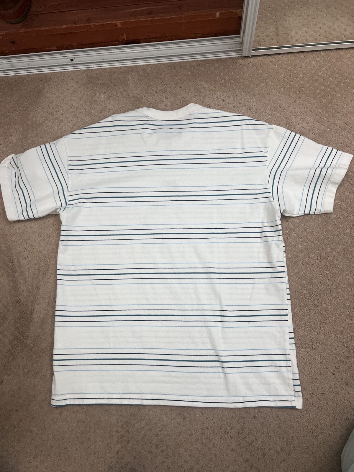 Nike White/blue Nike Center Logo Tee Size US M / EU 48-50 / 2 - 2 Thumbnail