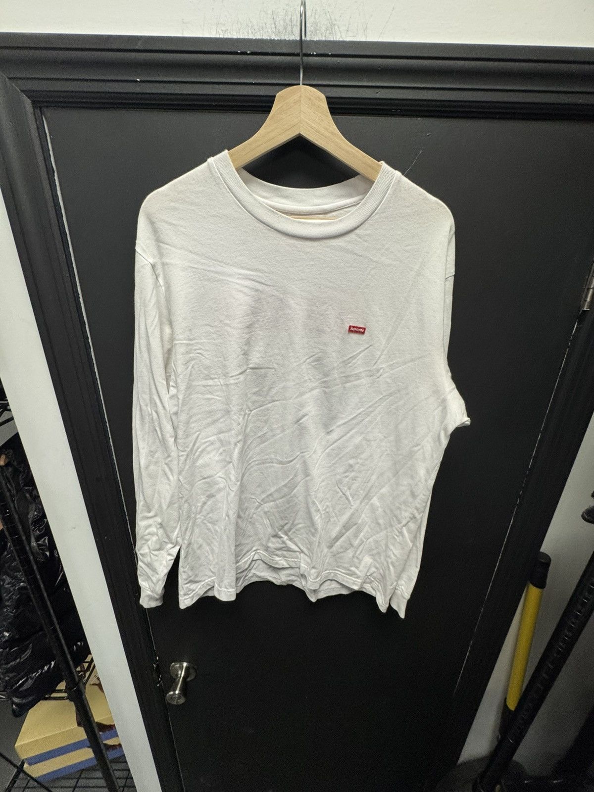 Supreme Supreme Small Box L/S Tee (SS25) White | Grailed