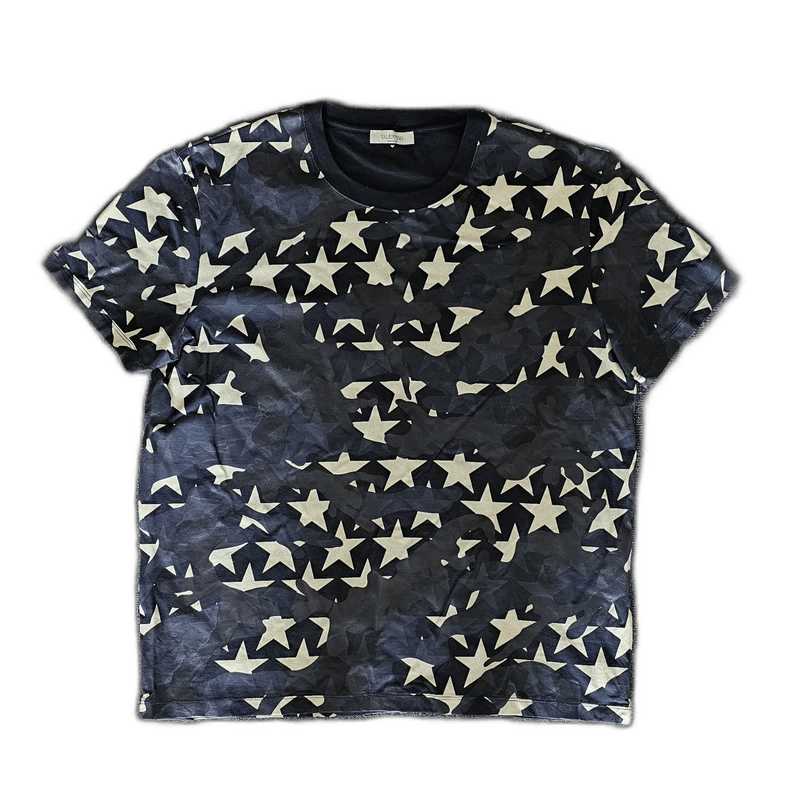 Valentino Valentino Star Print Short Sleeve T-Shirt Size US L / EU 52-54 / 3 - 1 Thumbnail