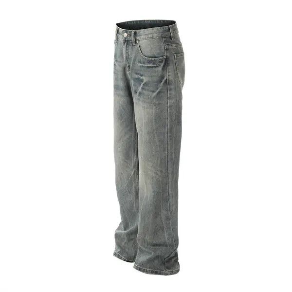 Japanese Brand VIBE American retro washed distressed casual versatile jeans Size US 32 / EU 48 - 2 Thumbnail