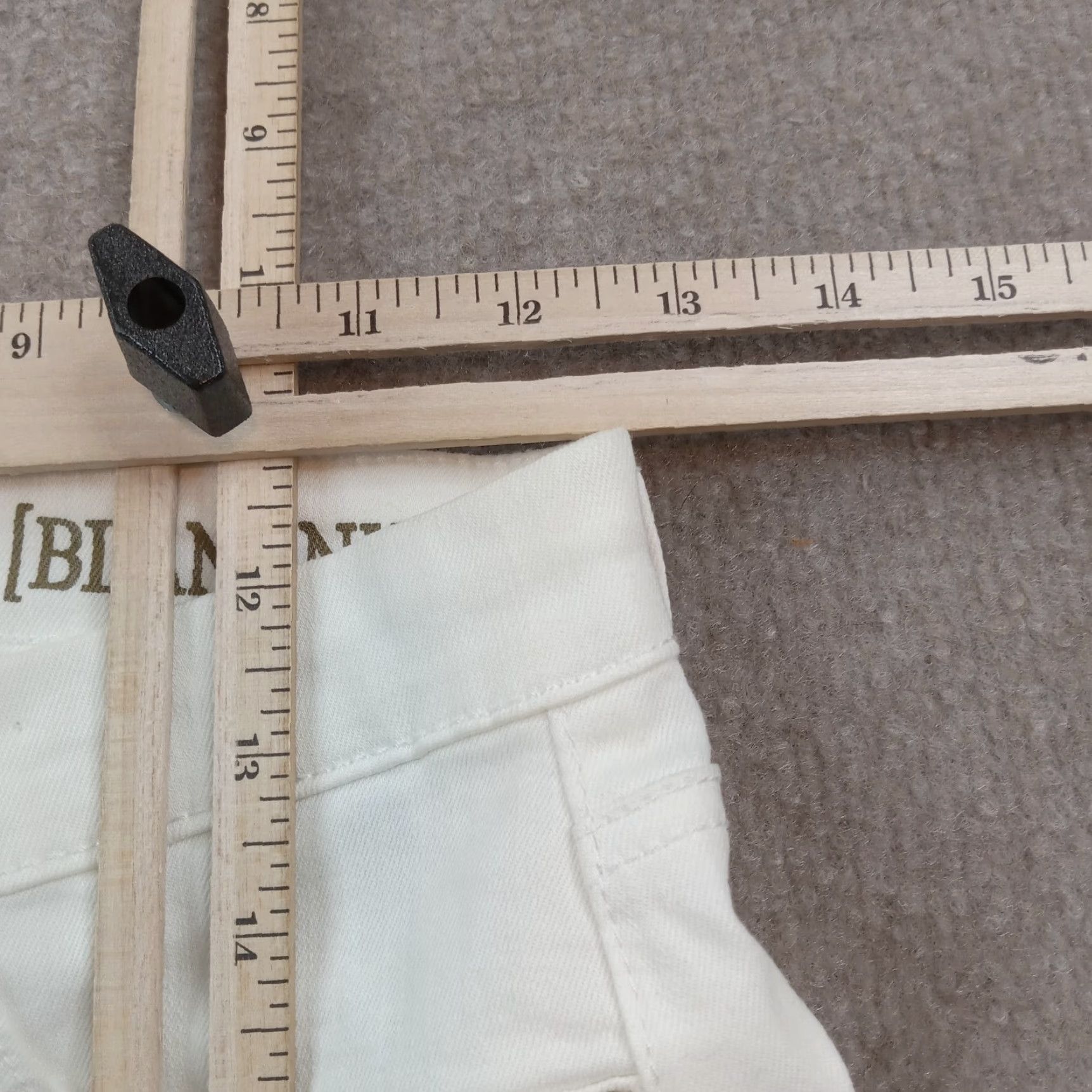 Vintage BLANKNYC Women's White Skinny Jeans Size 26 Stretch Denim Cotton Blend Size 26" / US 2 / IT 38 - 5 Thumbnail
