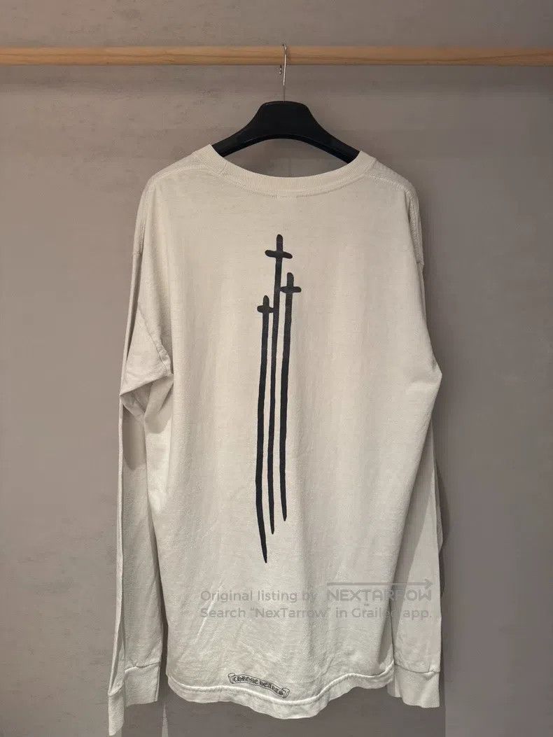 Chrome Hearts CHROME HEARTS Size L White Sanskrit Behind Meteor Long Slee Size US L / EU 52-54 / 3 - 1 Thumbnail