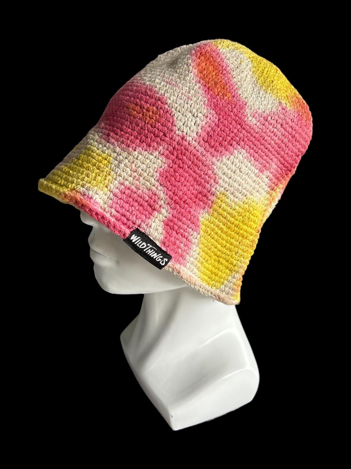 Japanese Brand × Kapital × Vintage WILDTHING Crochet Knitted Rare Bucket Hats☠️☠️ Size ONE SIZE - 3 Thumbnail