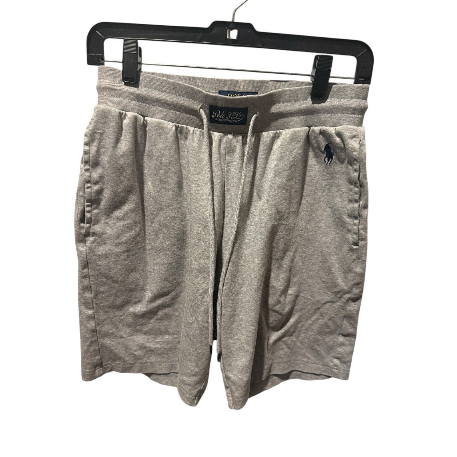 Polo Ralph Lauren Polo Ralph Lauren Jersey Drawstring Shorts Gray Heather S Size US 34 / EU 50 - 1 Thumbnail