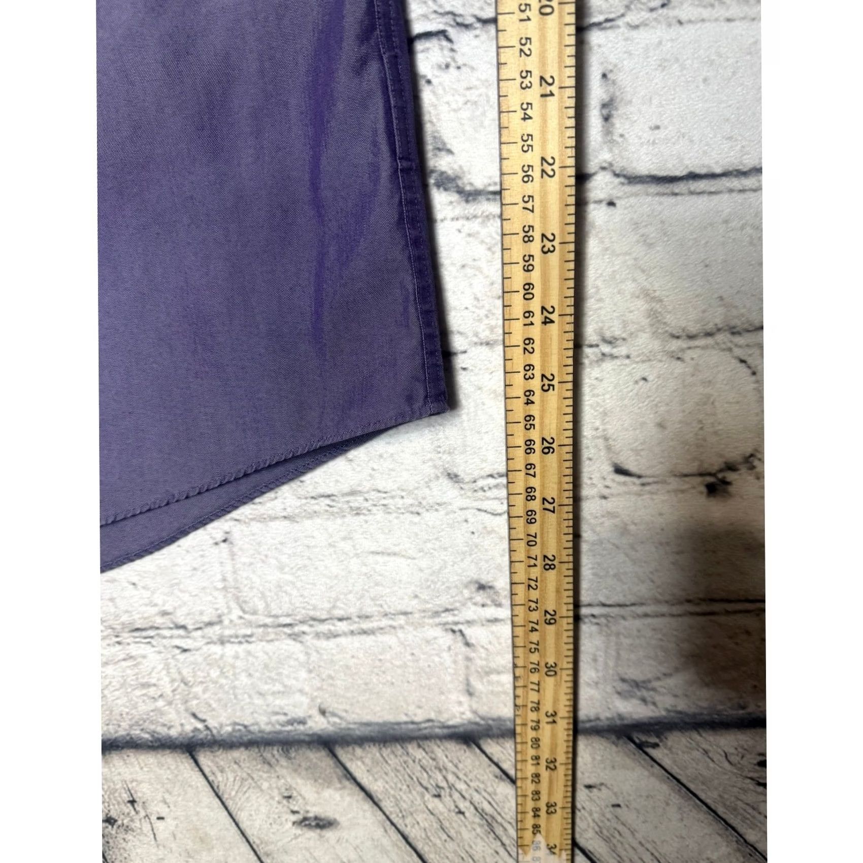 Stafford Stafford Shirt Mens 16 Purple Essentials The Blazer Button Down Size Size US L / EU 52-54 / 3 - 5 Thumbnail