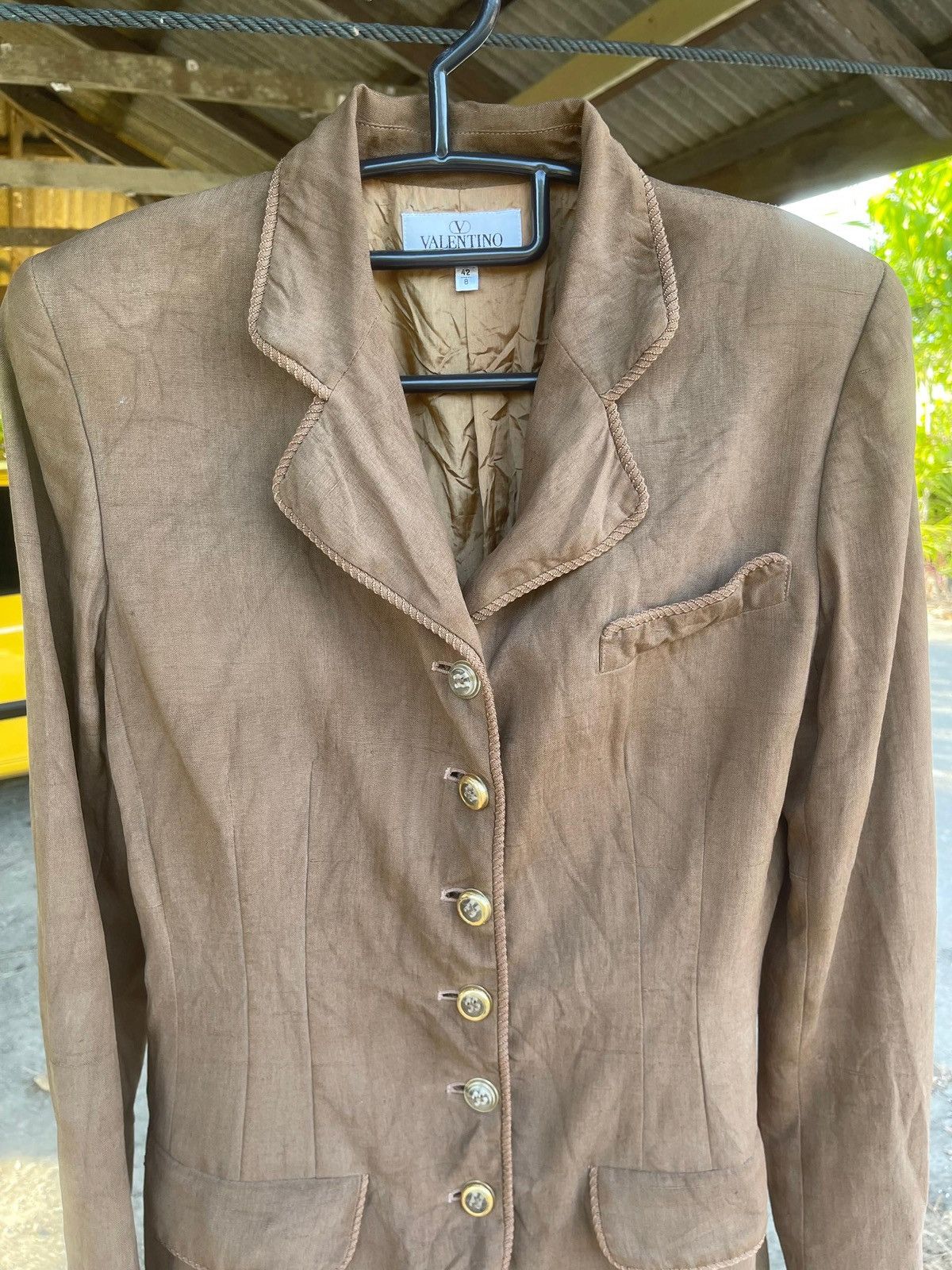 Valentino Luxury VALENTINO Button Up Jacket Size M / US 6-8 / IT 42-44 - 5 Thumbnail