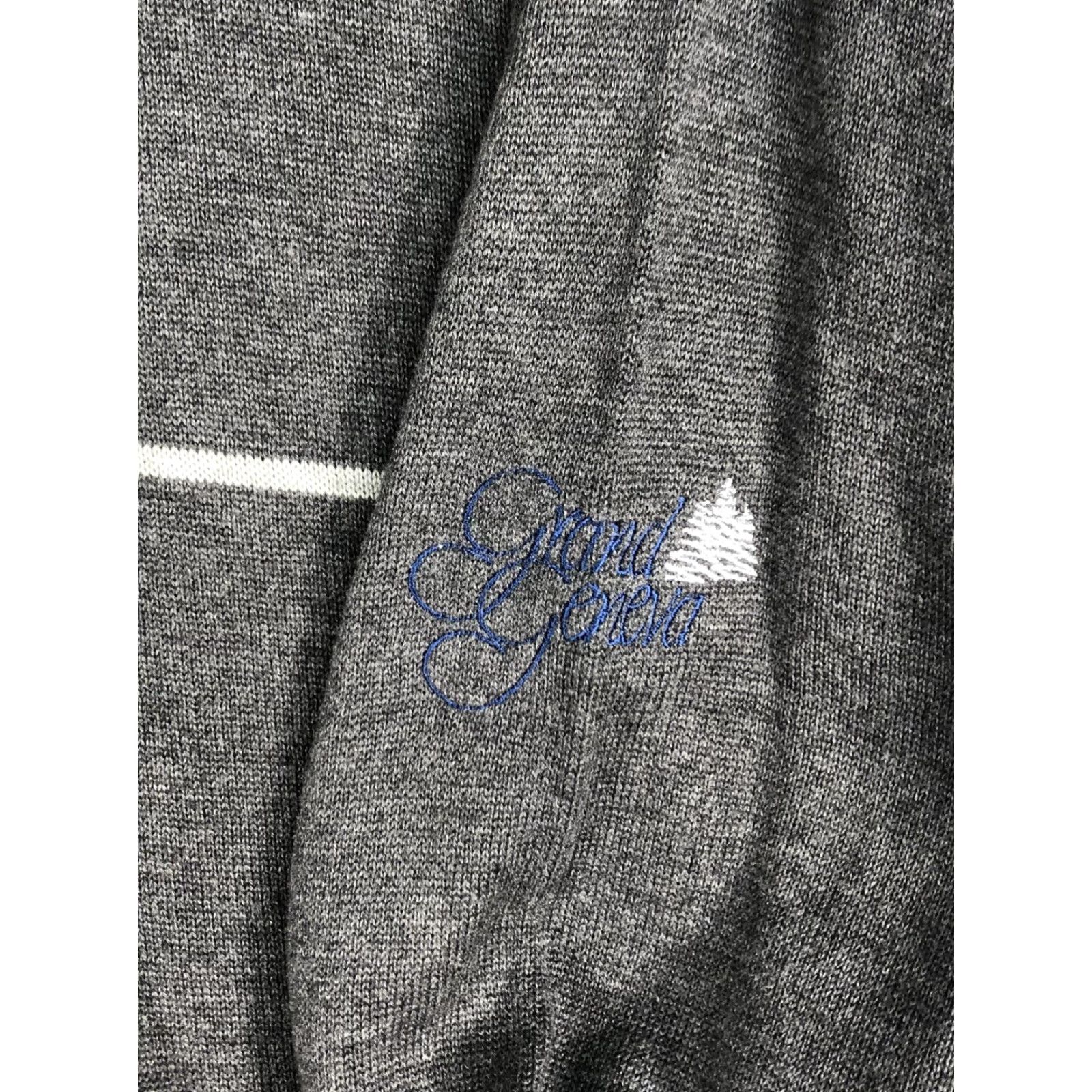 Vintage Greg Norman Sweater Adult XL Gray Pullover 1/4 Zip Golf GRAND GENEVA BT23 Size US XL / EU 56 / 4 - 3 Thumbnail