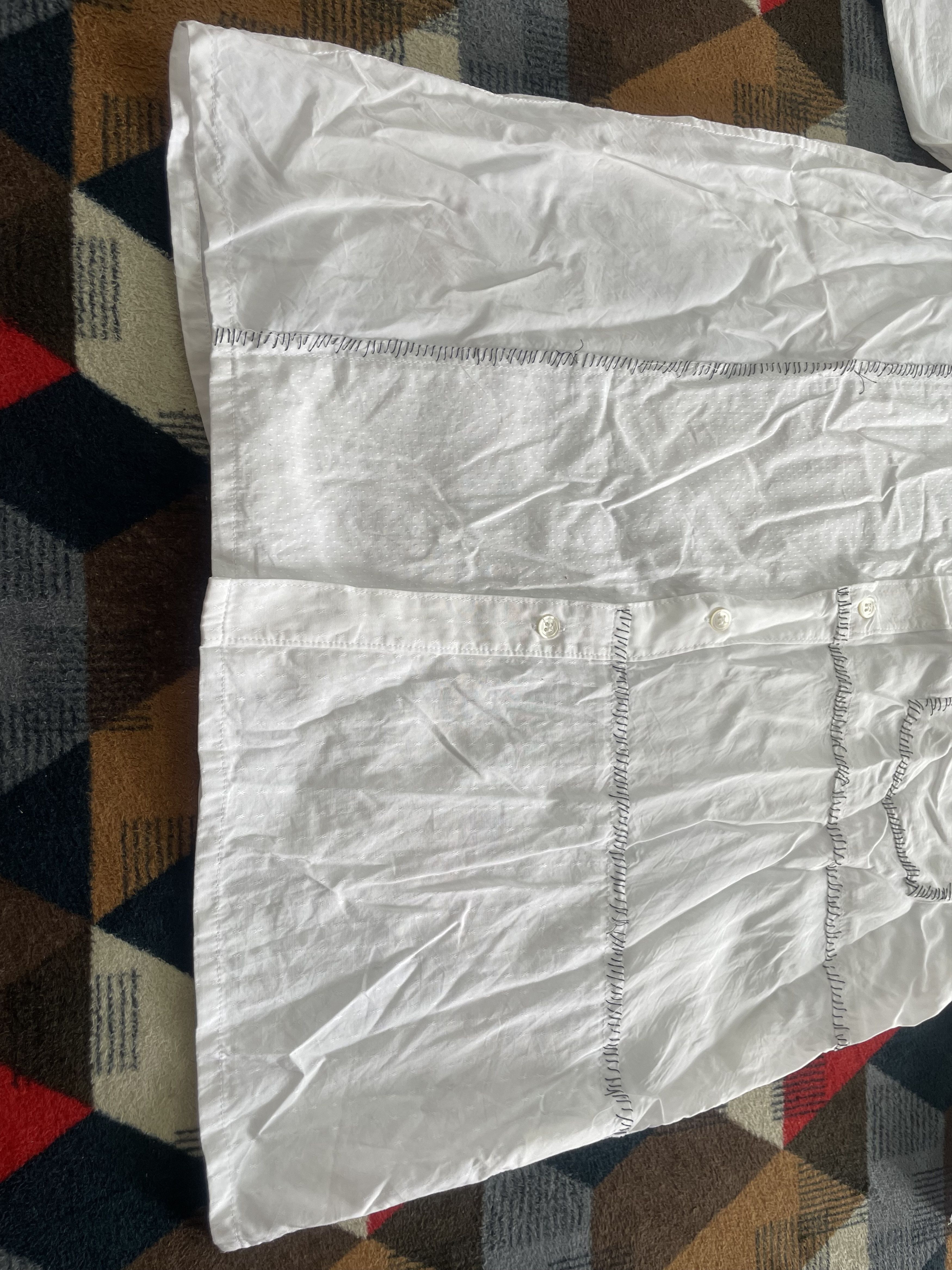 Undercover Undercover SCAB S/S03 Stitched Button Shirt Size US M / EU 48-50 / 2 - 5 Thumbnail
