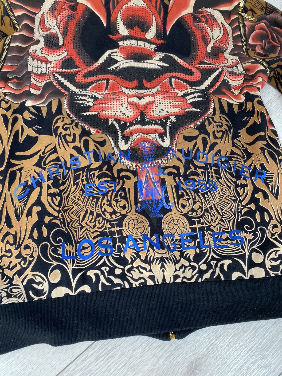 Christian Audigier × Japanese Brand Christian Audiger Y2k zip-hoodie size M Size US M / EU 48-50 / 2 - 15 Thumbnail