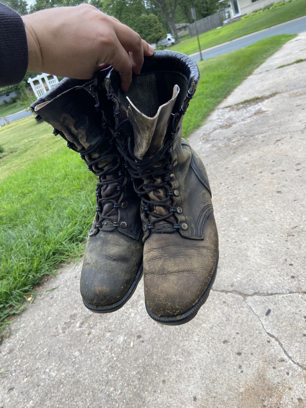 Other Vintage Military Combat Boots sz 8.5 Size US 8.5 / EU 41-42 - 2 Thumbnail