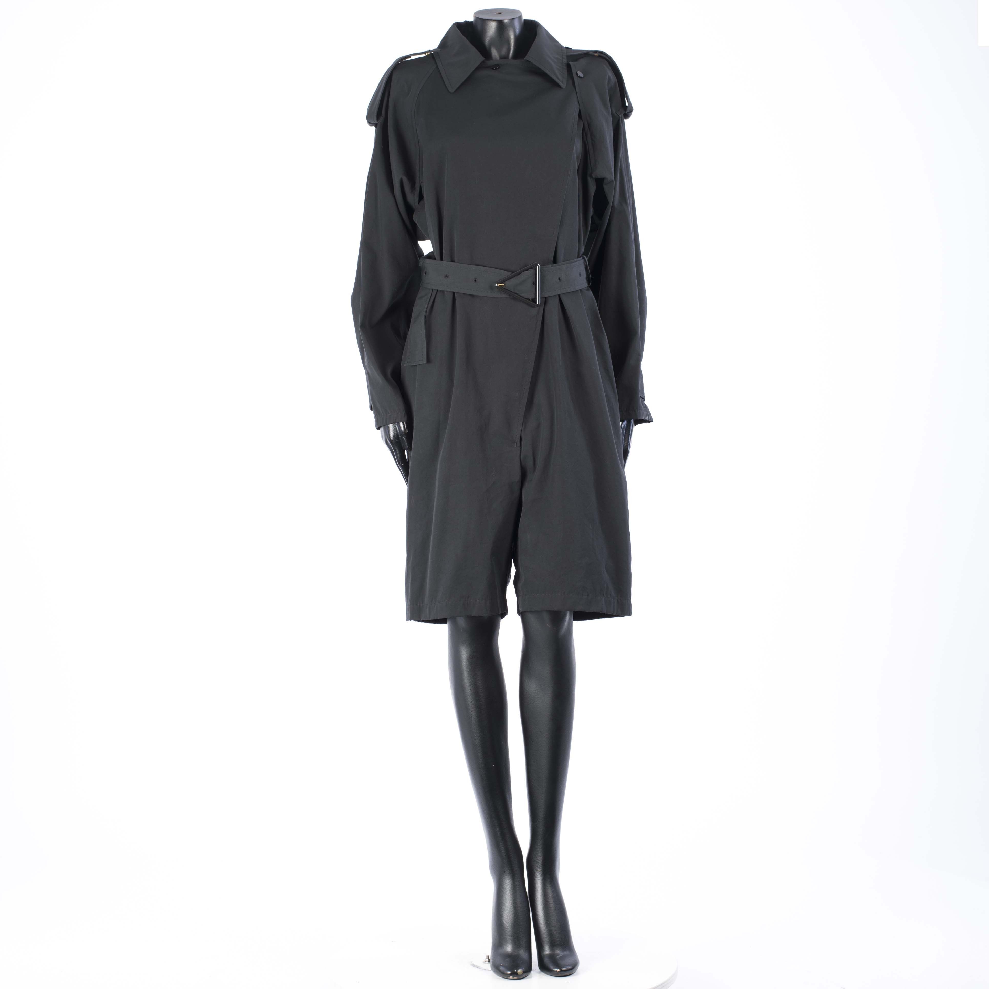 Bottega Veneta Jumpsuit With Asymmetrical Fastening In Black Cotton Blend Size 27" / US 4 / IT 40 - 10 Thumbnail