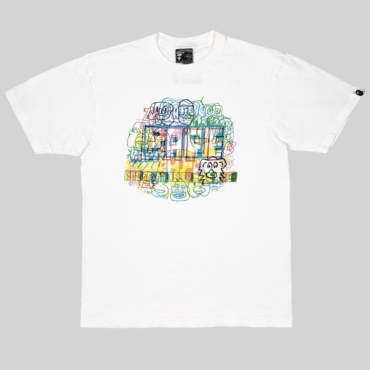 Bape Bape x Gary Panter Logo Tee Size US M / EU 48-50 / 2 - 1 Thumbnail