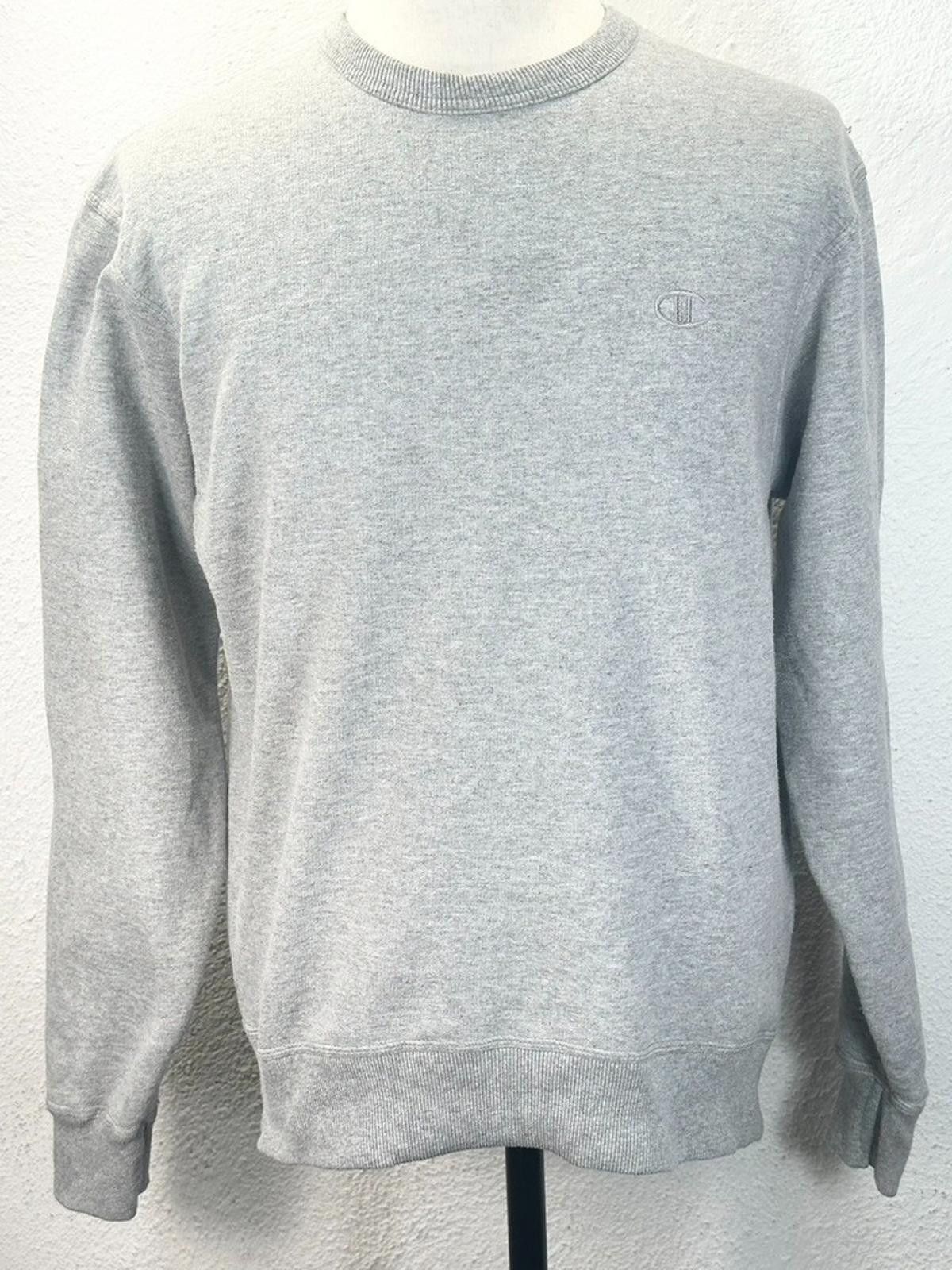 Champion Champion Men's Medium Gray Long Sleeve Logo Sweatshirt Size US M / EU 48-50 / 2 - 1 Thumbnail