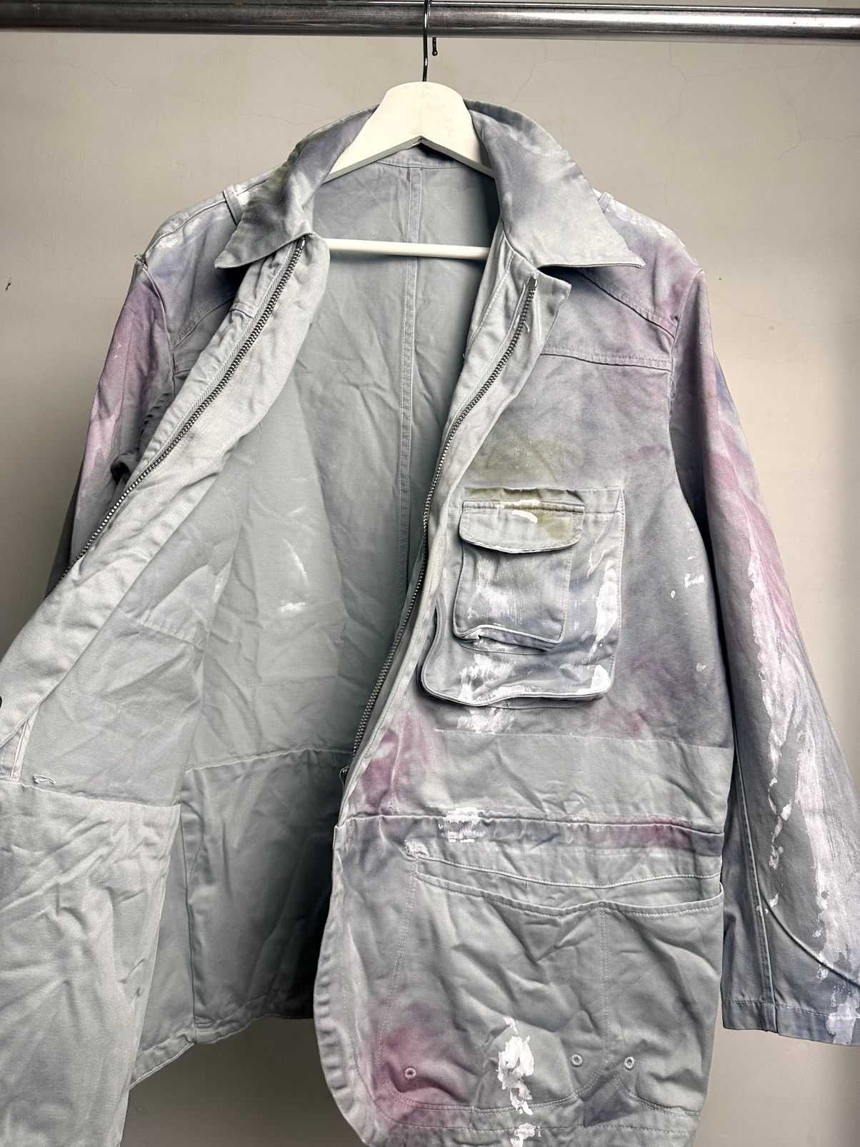 Acne Studios Acne Studios Paint Splatter Utility Jacket Size US M / EU 48-50 / 2 - 12 Thumbnail