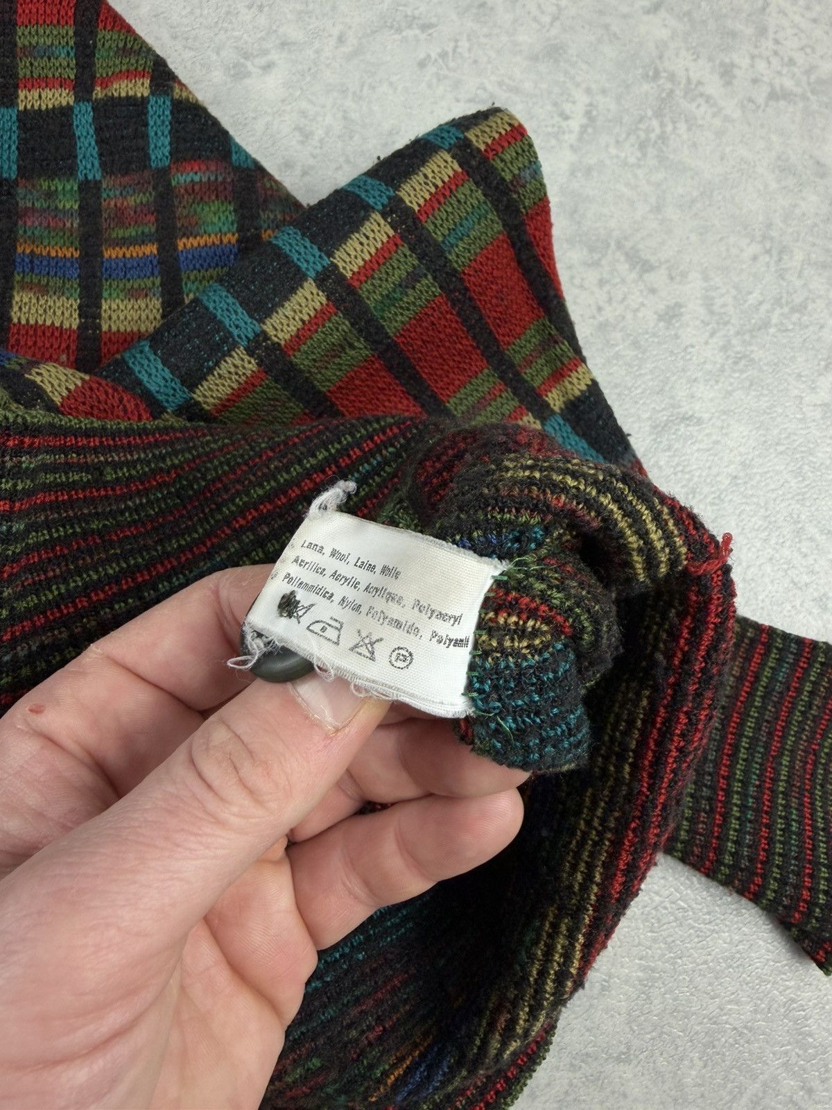 Missoni Missoni Sport Vintage Wool Knit Cardigan Sweater Size US XXL / EU 58 / 5 - 9 Thumbnail