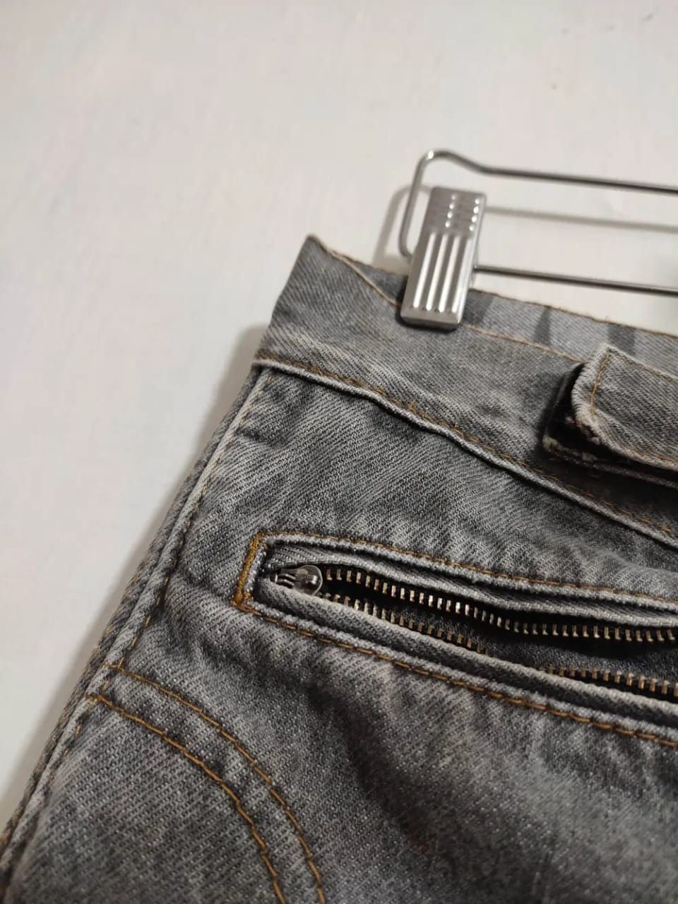 FCUK FCUK Biker Motorcycle Design Jeans Size US 29 - 14 Thumbnail