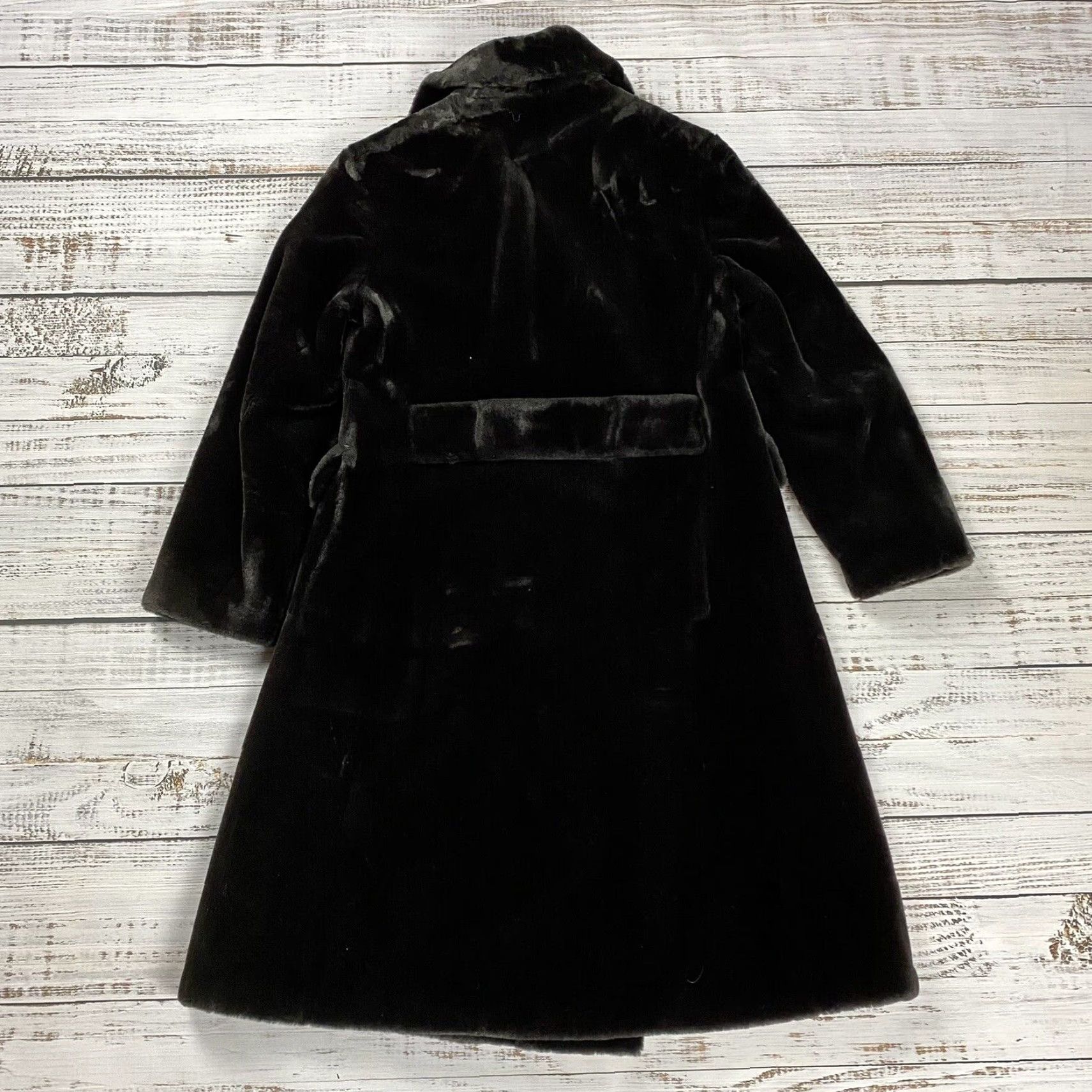 Vintage VINTAGE 1970s Fairmoor Princess Diana Brown Faux Fur Coat Womens Medium/Large Fall Winter Warm Center Double Breasted Size M / US 6-8 / IT 42-44 - 5 Thumbnail
