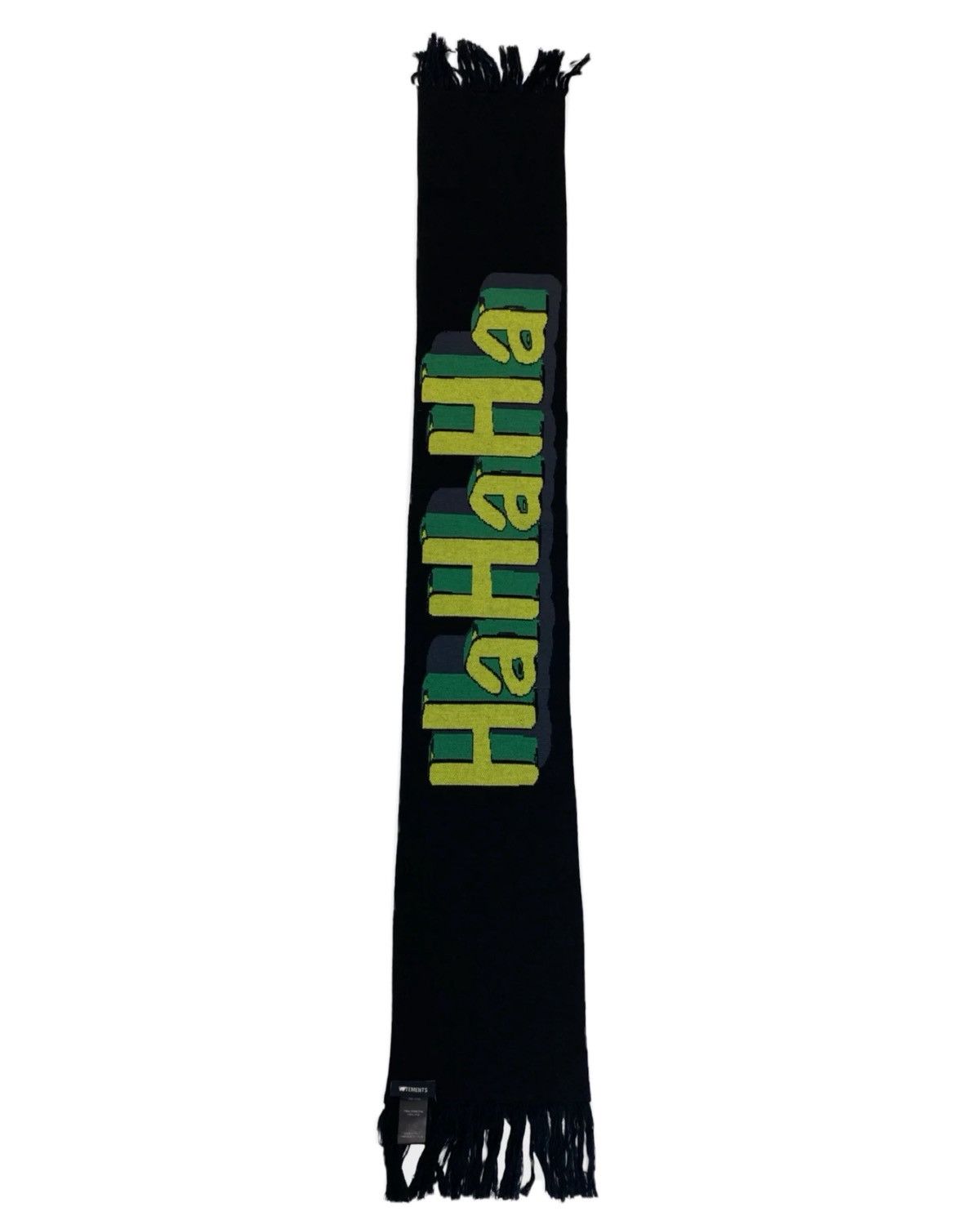 Vetements Vetements Hahaha Authorization Required Runway Scarf Size ONE SIZE - 2 Thumbnail