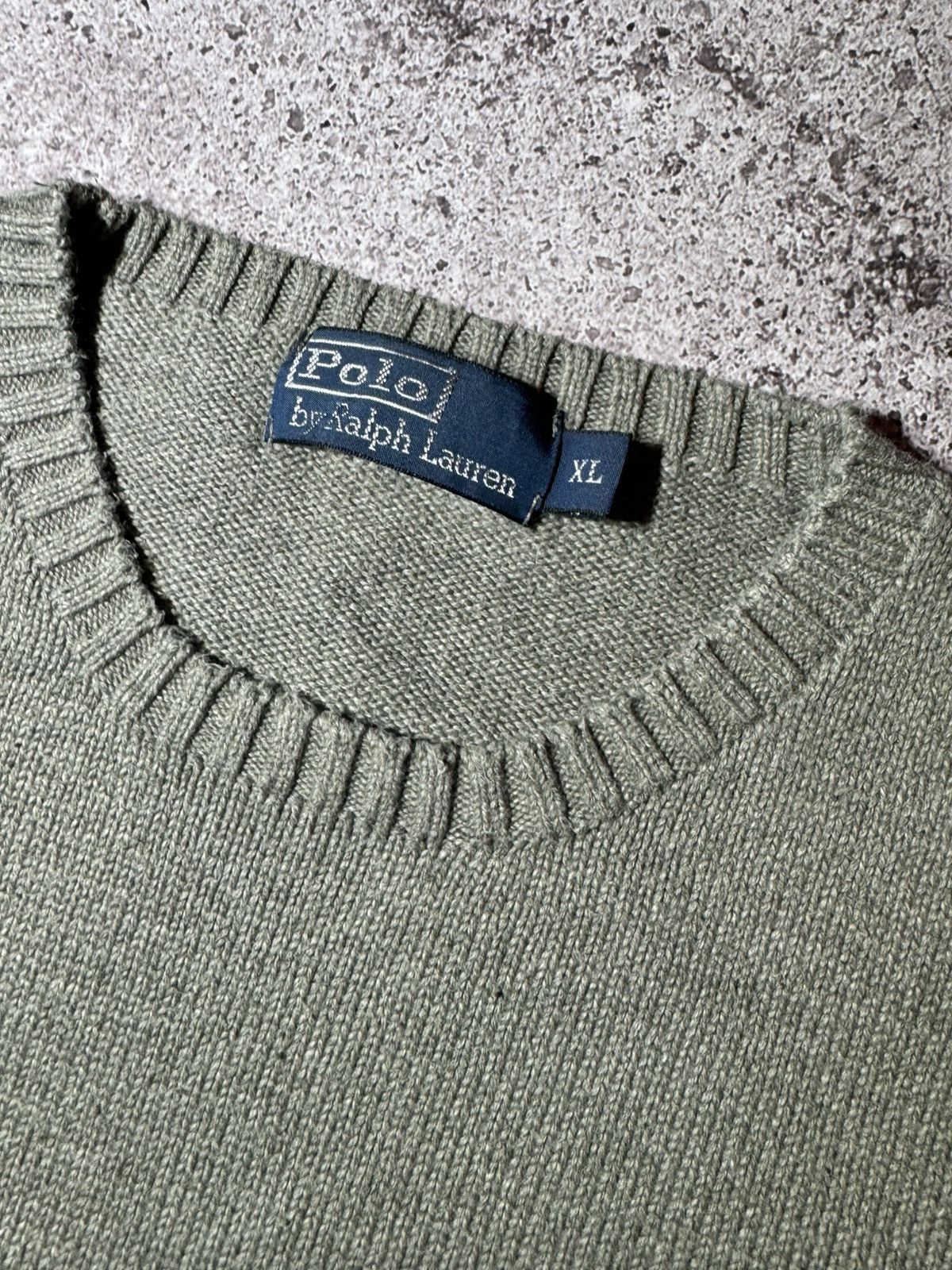 Polo Ralph Lauren × Vintage Polo Ralph Lauren Vintage Knitted Cotton Sweater 90s Size US XL / EU 56 / 4 - 6 Thumbnail