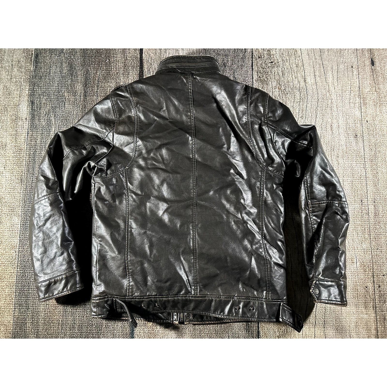 Levi's Levi's Men's Sherpa Fleece Lined Faux Leather Trucker Jacket Size US M / EU 48-50 / 2 - 7 Thumbnail