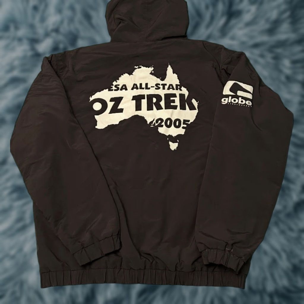 Globe VINTAGE Globe Surf Eastern Surfing Association 2005 Jacket Hoodie Mens Small Black 90s Surf Skater Vintage Size US S / EU 44-46 / 1 - 1 Thumbnail