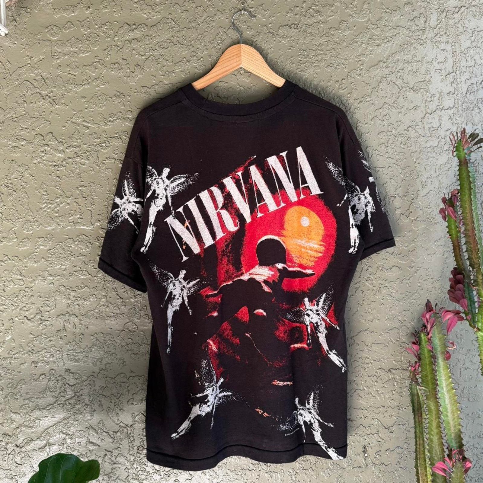 Other Vintage Nirvana In Utero Angel Rare AOP Men's XL Tee Music Size US XL / EU 56 / 4 - 7 Thumbnail