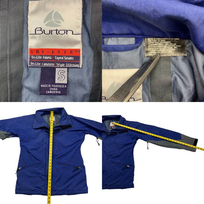 Burton Burton Men s Nylon Full Zip Button Tri Lite Ski Snow Jacket