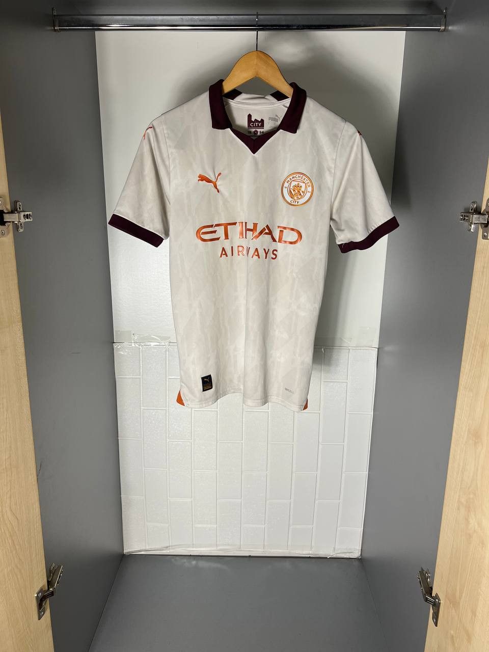 Puma VERY RARE PUMA FC MANCHESTER CITY ENGLAND SOCCER JERSEY Y2K Size US S / EU 44-46 / 1 - 1 Thumbnail