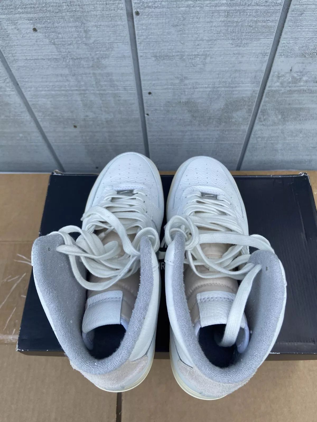 Nike Nike Air Force 1 High Sculpt White Silver Size 11.5w / 10m Size US 11.5 / IT 41.5 - 6 Thumbnail