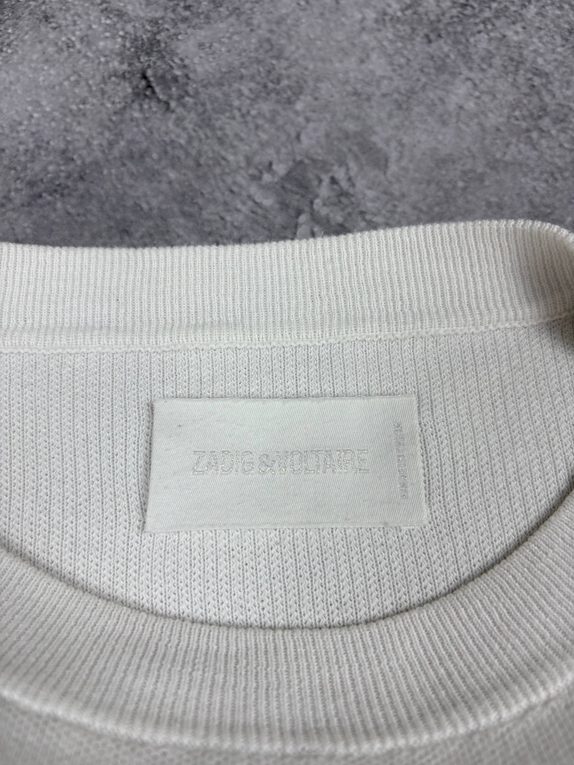 Zadig & Voltaire Women White Sweater Pullover Long-sleeved