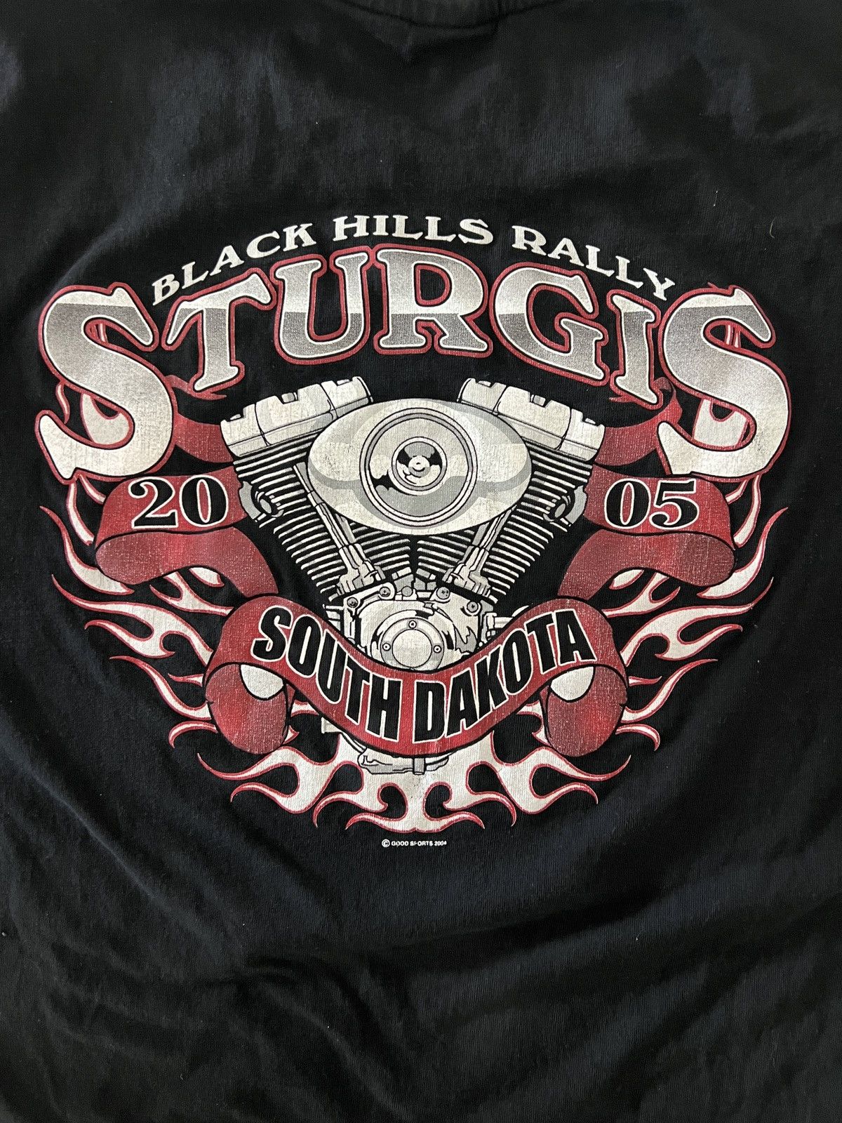 Other Sturgis Skull Twin V Motorcycle Chrome Flames Barbwire 2005 Size US XXL / EU 58 / 5 - 4 Thumbnail