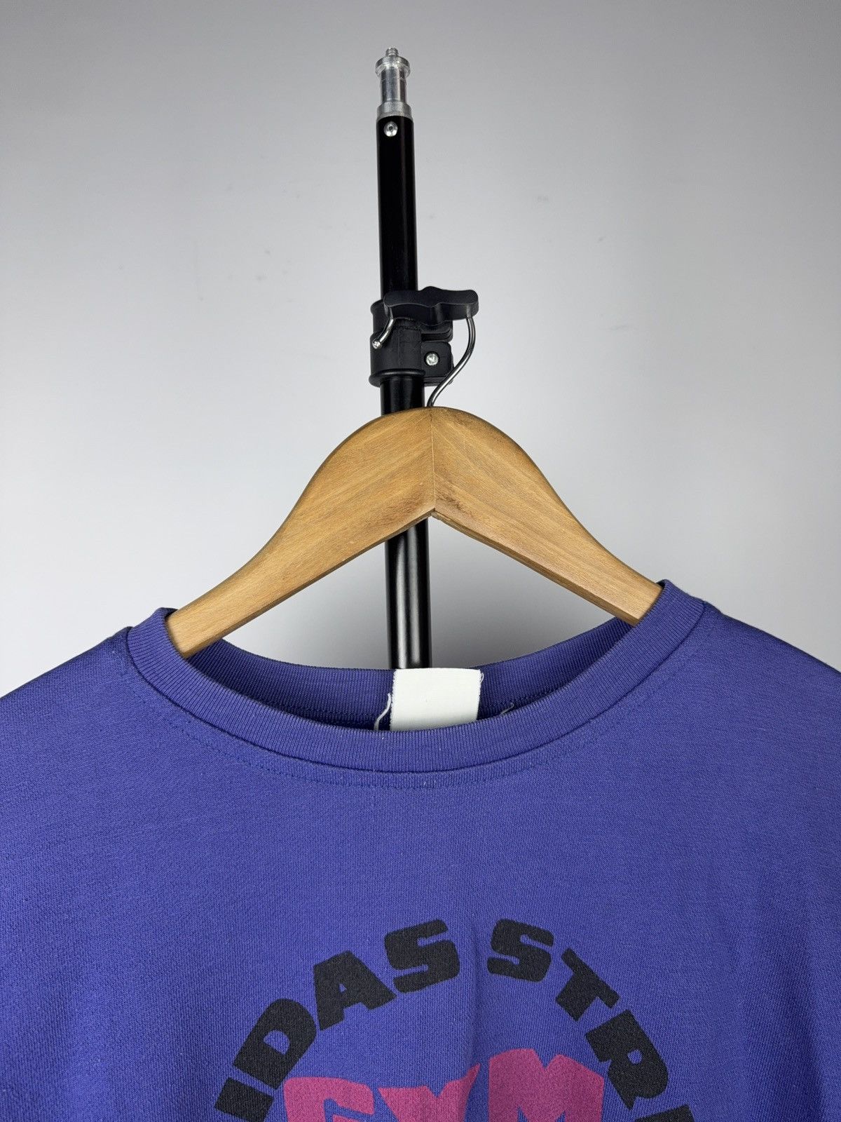 Adidas Vintage 80-90s Adidas Street Gym Trefoil Sweatshirt 90s Size US M / EU 48-50 / 2 - 2 Thumbnail