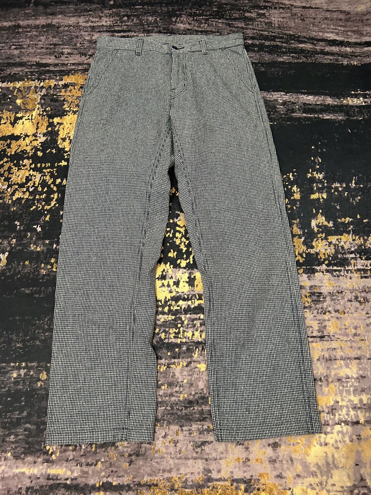 HOLLYWOOD RANCH MARKET Hollywood Ranch Market Herringbone Carpenter Pants Size US 32 / EU 48 - 3 Thumbnail