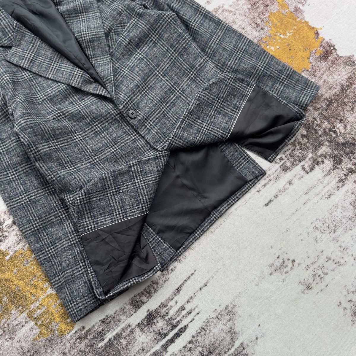 Burberry VINTAGE BURBERRY LONDON CHECK WOOL BLAZER JACKET RARE Size 42R - 5 Thumbnail
