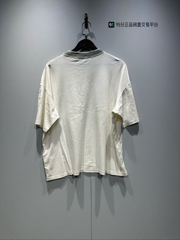 Loro Piana Loro Piana Men's White Short-Sleeve T-Shirt Size US L / EU 52-54 / 3 - 1 Thumbnail
