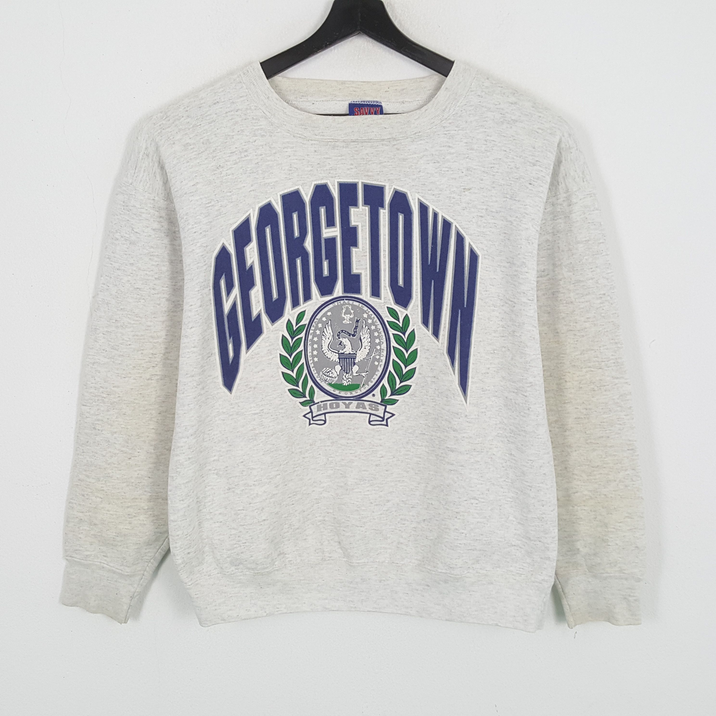 Vintage GEORGETOWN HOYAS American Sports Style Vintage Sweatshirt Size US L / EU 52-54 / 3 - 1 Thumbnail