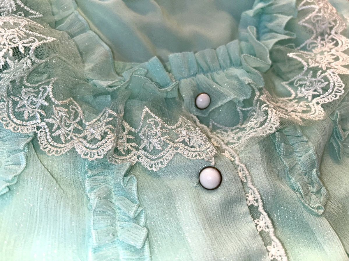 Other Mint Pastel cute Babydoll shirt balletcore top Size XS / US 0-2 / IT 36-38 - 2 Thumbnail