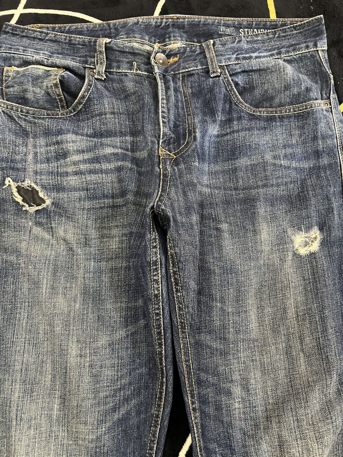 Denim & Supply Ralph Lauren × Ralph Lauren Vintage Denim&Supply Ralph Lauren Selvedge Distressed Dneim Size US 34 / EU 50 - 9 Thumbnail