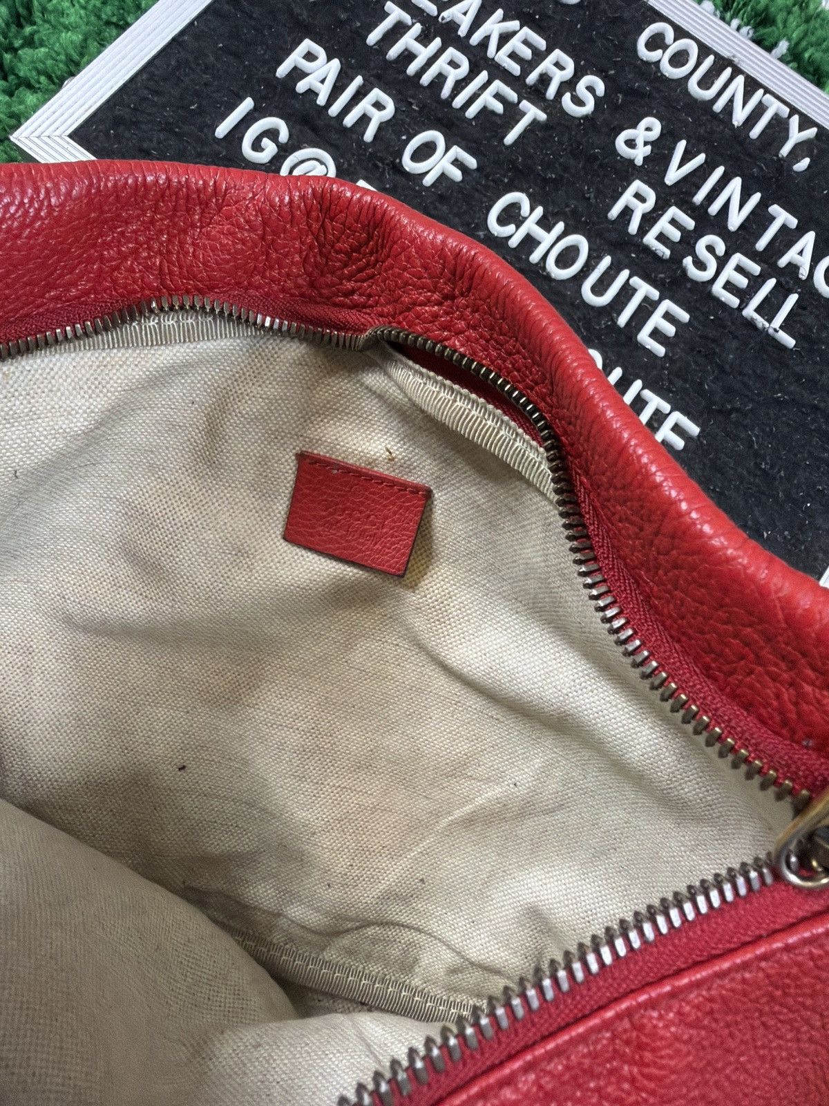 Gucci Gucci Logo Belt Bag Hibiscus Red Size ONE SIZE - 4 Thumbnail