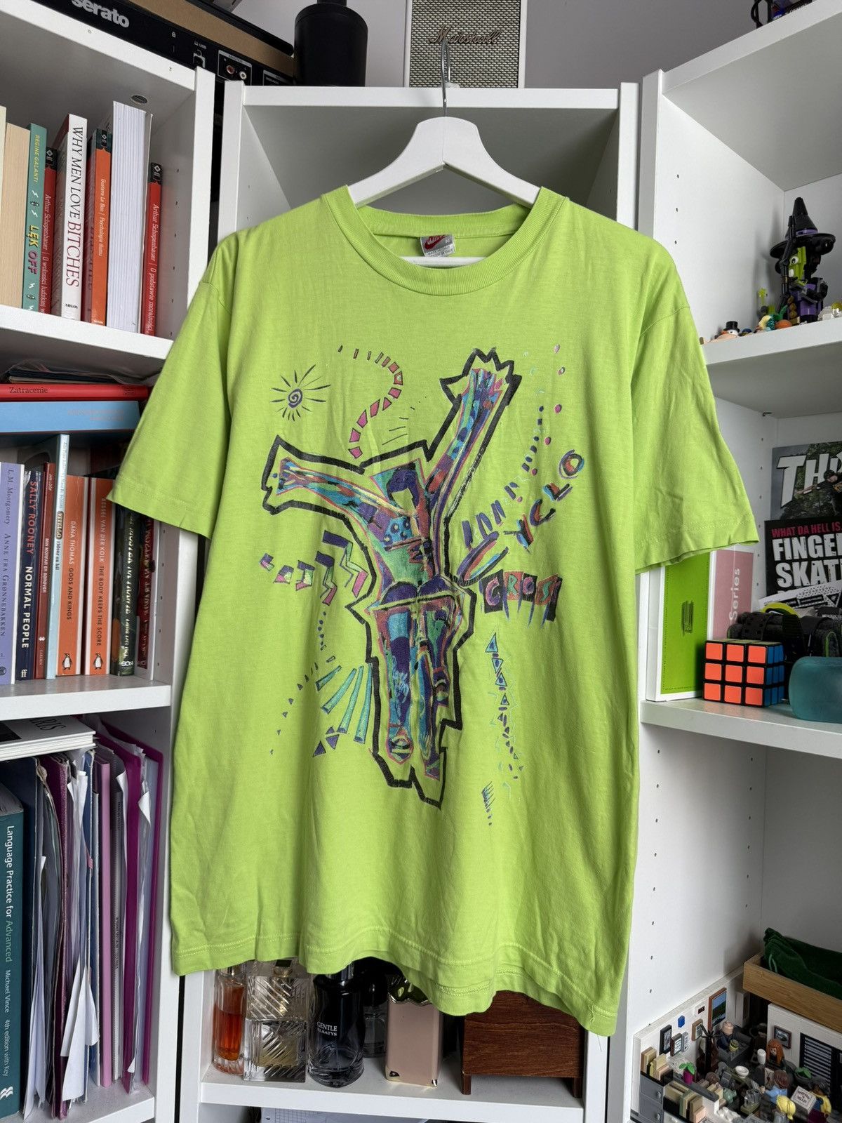 Nike × Vintage VIntage 80s Nike cyclocross printed t-shirt M retro sports Size US M / EU 48-50 / 2 - 1 Thumbnail